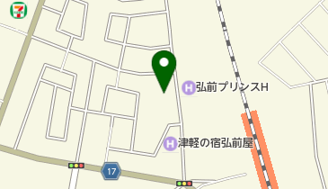 MEGA 弘前駅前店 トイレの地図画像
