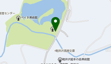 軽井沢タリアセン トイレの地図画像