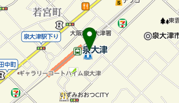 ローソン 泉大津旭町店 トイレの地図画像