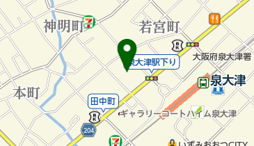 じゃんぼ食鮮館 泉大津店 トイレの地図画像