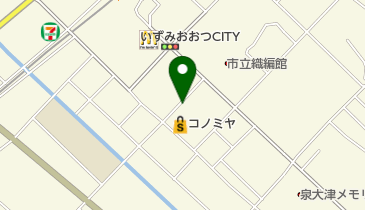 コノミヤ 泉大津店 トイレの地図画像