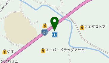 ローソン 鰺ヶ沢店 トイレの地図画像