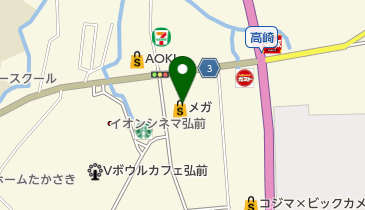 メガ 城東北店 トイレの地図画像