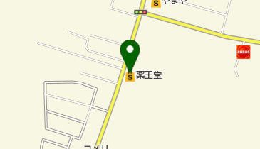 薬王堂 弘前若葉店 トイレの地図画像