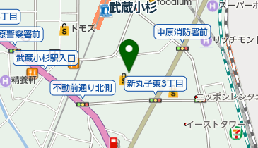 グランツリー武蔵小杉 4F トイレの地図画像