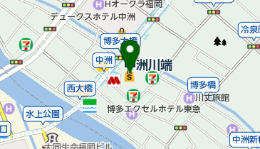 サテライト中洲 トイレの地図画像