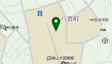 南山大学 G棟 トイレの地図画像