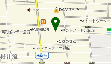 サニーマート とさのさと御座店 トイレの地図画像