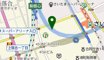 さいたま新都心 けやきひろば トイレの地図画像