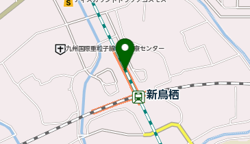 JR 新鳥栖駅 改札外 トイレの地図画像