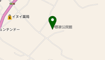 郡家町中央公民館 トイレの地図画像