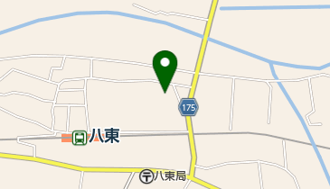八東町中央公民館 トイレの地図画像