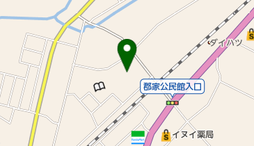 郡家町保健センター トイレの地図画像