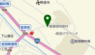 智頭宿駐車場 トイレの地図画像