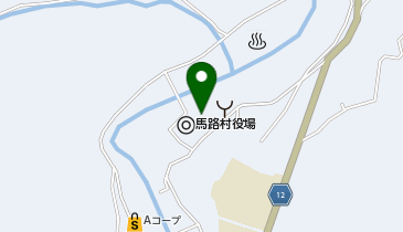 馬路村集会センターうまなび トイレの地図画像