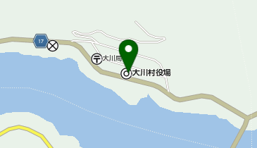 大川村役場 屋外トイレの地図画像