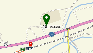 日高村役場 トイレの地図画像