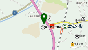 中土佐町役場 トイレの地図画像