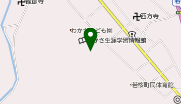 若桜町公民館 トイレの地図画像