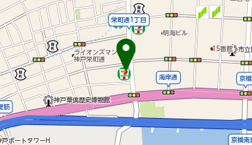 神戸富国生命ビル トイレの地図画像