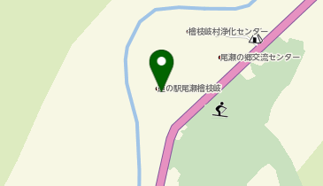 尾瀬・檜枝岐山旅案内所 トイレの地図画像