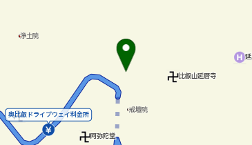 比叡山 延暦寺 トイレの地図画像