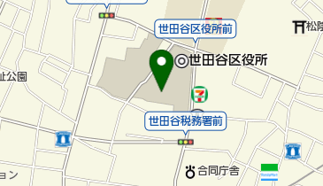 世田谷区民会館 トイレの地図画像