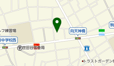 弦巻区民センター トイレの地図画像