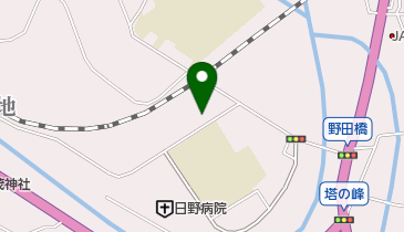 日野病院 トイレの地図画像