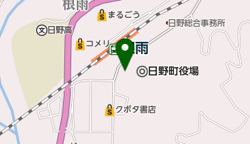 日野町文化センター トイレの地図画像