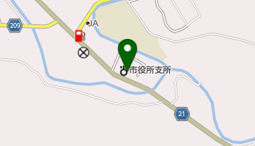 脊振郵便局 トイレの地図画像