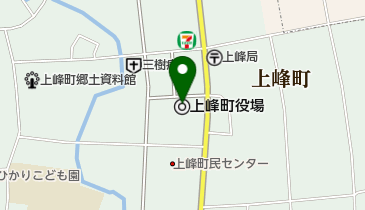 上峰町役場 トイレの地図画像