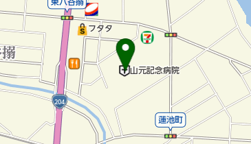 山元記念病院 トイレの地図画像