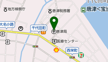 唐津郵便局 トイレの地図画像