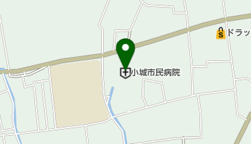 小城市民病院 トイレの地図画像