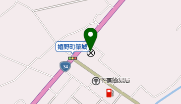 嬉野幹部派出所 トイレの地図画像