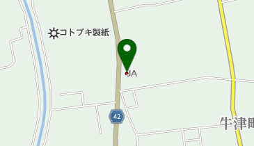 佐城農業協同組合 牛津支所 トイレの地図画像