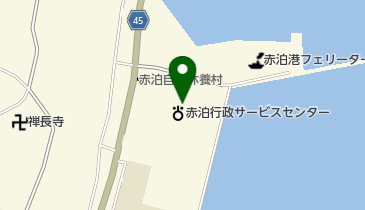 赤泊地区公民館 トイレの地図画像