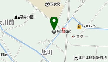 五泉市総合会館 トイレの地図画像