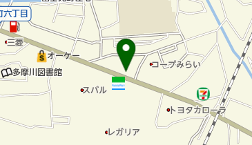 魚屋路 立川富士見店の地図画像