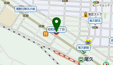 魚屋路 尾久店の地図画像
