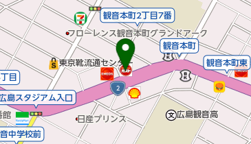 ガスト 観音本町店(から好し取扱店)の地図画像