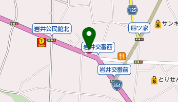 ガスト 岩井店(から好し取扱店)の地図画像