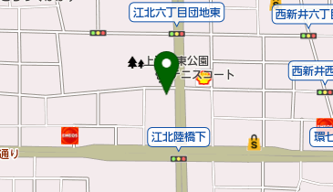 ガスト 足立江北店(から好し取扱店)の地図画像