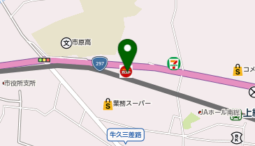 ガスト 市原牛久店(から好し取扱店)の地図画像