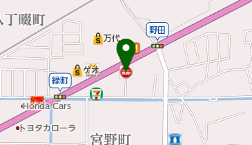 ガスト 高槻東店(から好し取扱店)の地図画像