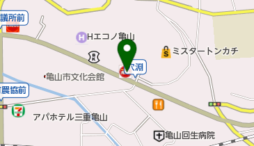 ガスト 亀山店(から好し取扱店)の地図画像