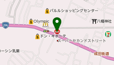 ガスト 八千代大和田店(から好し取扱店)の地図画像