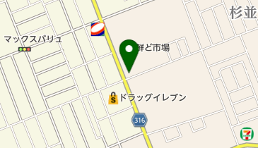 ガスト 熊本合志店(から好し取扱店)の地図画像