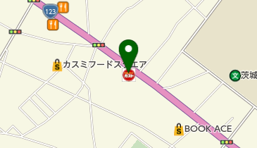 ガスト 茨城大学前店(から好し取扱店)の地図画像